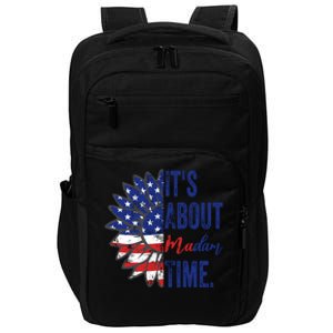 ItS About Madam Time Sunflower Madam President 2024 Gift Impact Tech Backpack