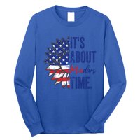 ItS About Madam Time Sunflower Madam President 2024 Gift Long Sleeve Shirt