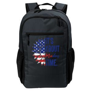 ItS About Madam Time Sunflower Madam President 2024 Gift Daily Commute Backpack