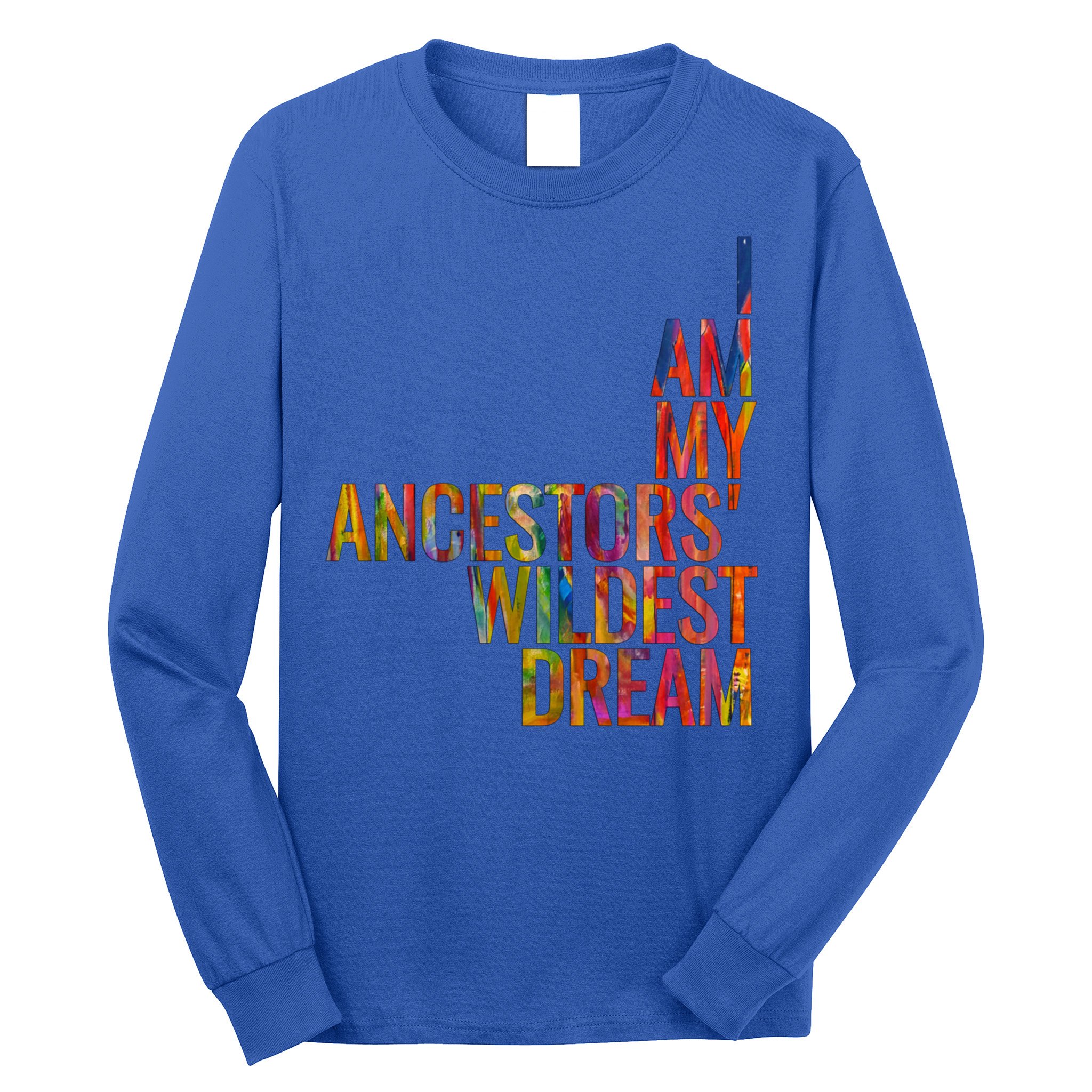 I Am My Ancestors Wildest Dream Cute Gift Long Sleeve Shirt