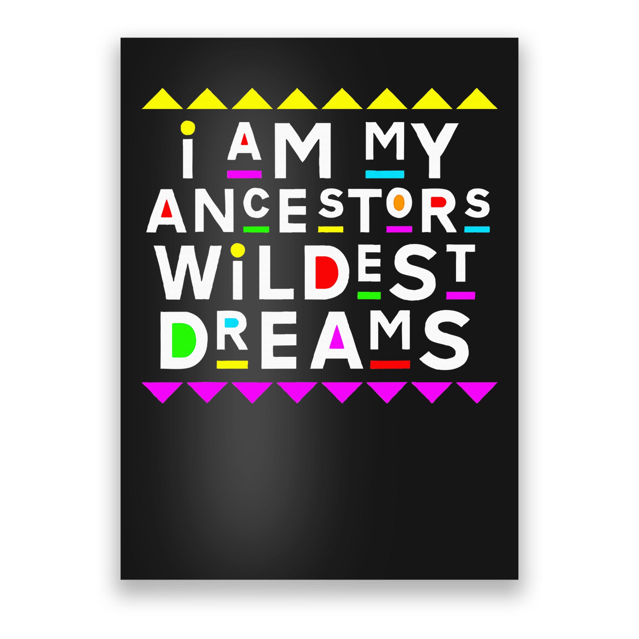 I Am My Ancestors Wildest Dreams Poster