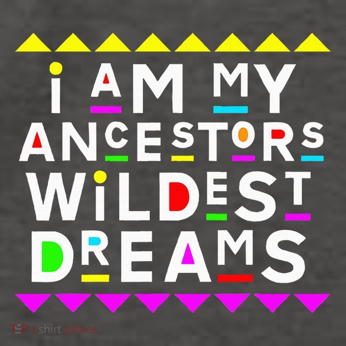 I Am My Ancestors Wildest Dreams Vector Backpack