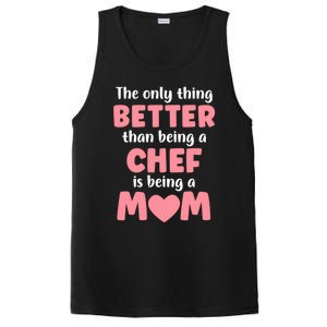 I'm A Mom And Chef Funny Motherhood Funny Chef Cute Gift PosiCharge Competitor Tank