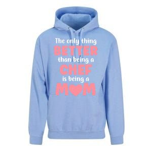 I'm A Mom And Chef Funny Motherhood Funny Chef Cute Gift Unisex Surf Hoodie