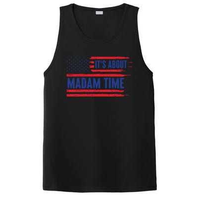 ItS About Madam Time Us Flag Funny Its About Madam Time Meaningful Gift PosiCharge Competitor Tank