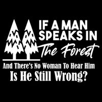If A Man Speaks In The Forest And There’s No Woman To Hear Him, Is He Still Wrong Backpack