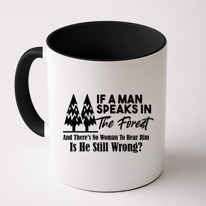 If A Man Speaks In The Forest And There’s No Woman To Hear Him, Is He Still Wrong Mug