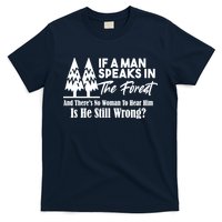 If A Man Speaks In The Forest And There’s No Woman To Hear Him, Is He Still Wrong T-Shirt