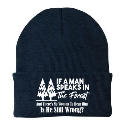If A Man Speaks In The Forest And There’s No Woman To Hear Him, Is He Still Wrong Beanie