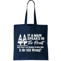 If A Man Speaks In The Forest And There’s No Woman To Hear Him, Is He Still Wrong Bag