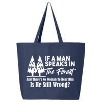 If A Man Speaks In The Forest And There’s No Woman To Hear Him, Is He Still Wrong 25L Jumbo Tote