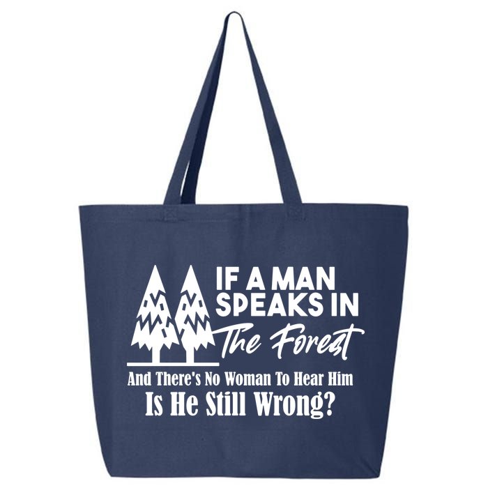 If A Man Speaks In The Forest And There’s No Woman To Hear Him, Is He Still Wrong 25L Jumbo Tote