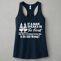 If A Man Speaks In The Forest And There’s No Woman To Hear Him, Is He Still Wrong Womens Tank Top
