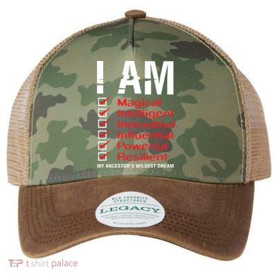 I Am My Ancestors Wildest Dreams Cool Black History Gift Meaningful Gift Legacy Tie Dye Trucker Hat