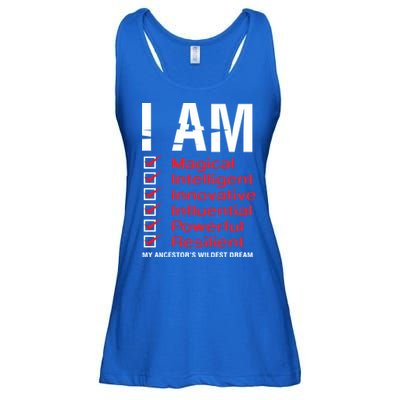 I Am My Ancestors Wildest Dreams Cool Black History Gift Meaningful Gift Ladies Essential Flowy Tank