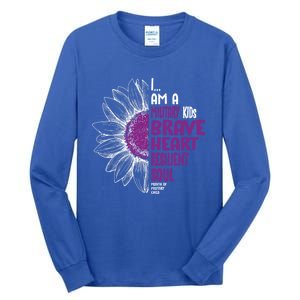 Im A Military Month Of The Military Sunflower Gift Tall Long Sleeve T-Shirt