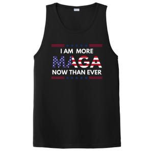 I Am More Maga Now Than Ever Trump Supporters American PosiCharge Competitor Tank