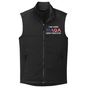 I Am More Maga Now Than Ever Trump Supporters American Collective Smooth Fleece Vest