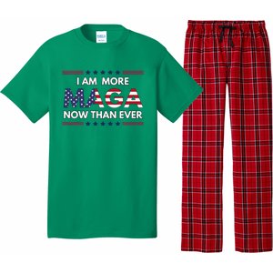 I Am More Maga Now Than Ever Trump Supporters American Pajama Set