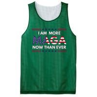 I Am More Maga Now Than Ever Trump Supporters American Mesh Reversible Basketball Jersey Tank