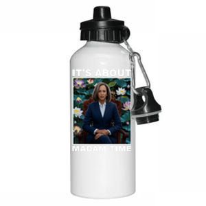 ItS About Madam Time Kamala Harris Gift Aluminum Water Bottle