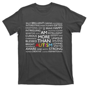 I Am More Than Autism Awareness Gift T-Shirt