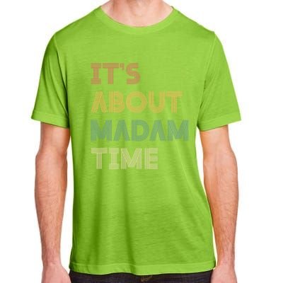 ItS About Madam Time Retro Vintage Gift Adult ChromaSoft Performance T-Shirt