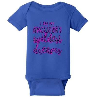 I Am My Ancestor's Wildest Dreams Leopard Animal Print Gift Baby Bodysuit