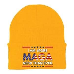 I Am More Maga Now Than Ever Trump Supporters American Knit Cap Winter Beanie