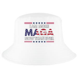 I Am More Maga Now Than Ever Trump Supporters American Cool Comfort Performance Bucket Hat