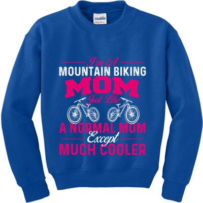 IM A Mountain Biking Mom Cyclist Cycling Coach Bicycle Gift Kids Sweatshirt