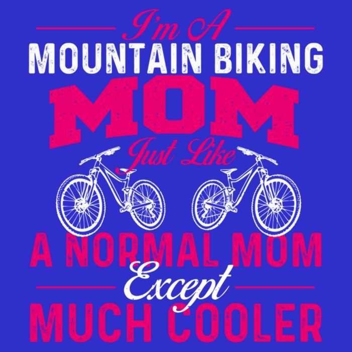 IM A Mountain Biking Mom Cyclist Cycling Coach Bicycle Gift Kids T-Shirt