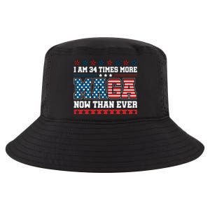 I Am More Maga Now Than Ever Trump 2024 Cool Comfort Performance Bucket Hat