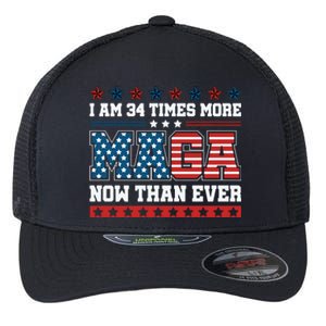 I Am More Maga Now Than Ever Trump 2024 Flexfit Unipanel Trucker Cap