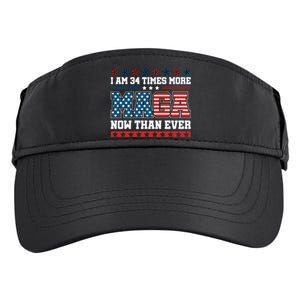 I Am More Maga Now Than Ever Trump 2024 Adult Drive Performance Visor