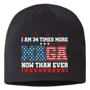 I Am More Maga Now Than Ever Trump 2024 Sustainable Beanie