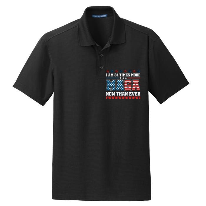 I Am More Maga Now Than Ever Trump 2024 Dry Zone Grid Polo