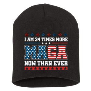 I Am More Maga Now Than Ever Trump 2024 Short Acrylic Beanie