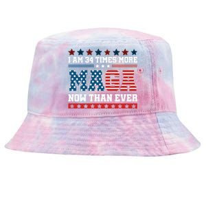 I Am More Maga Now Than Ever Trump 2024 Tie-Dyed Bucket Hat