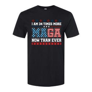 I Am More Maga Now Than Ever Trump 2024 Softstyle CVC T-Shirt