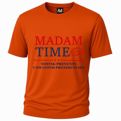 ItS About Madam Time Voting Prevents Unwanted Presidencies Great Gift Cooling Performance Crew T-Shirt