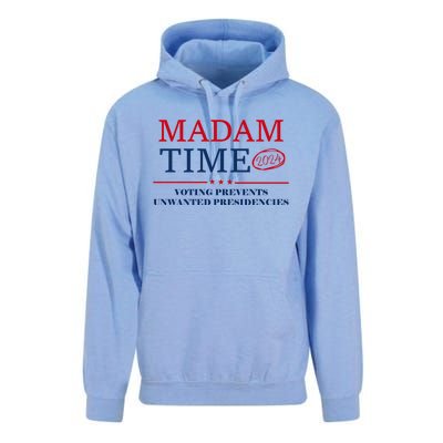 ItS About Madam Time Voting Prevents Unwanted Presidencies Great Gift Unisex Surf Hoodie