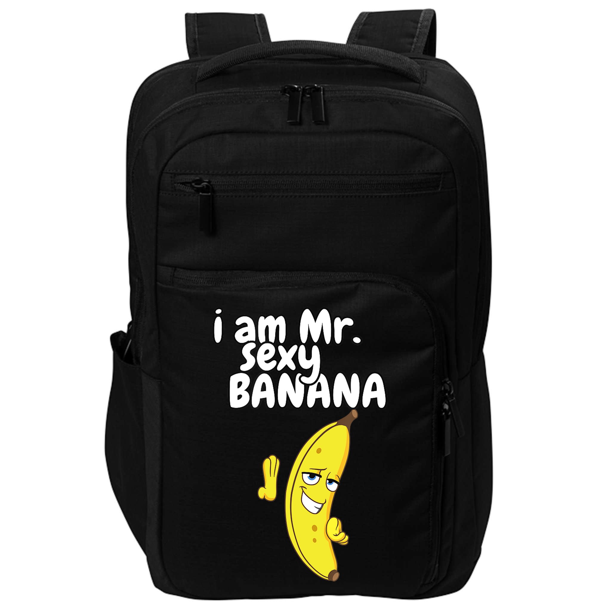 i am mr sexy Banana Funny For Fruit Lovers Impact Tech Backpack