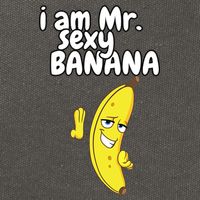 i am mr sexy Banana Funny For Fruit Lovers Cotton Canvas Backpack