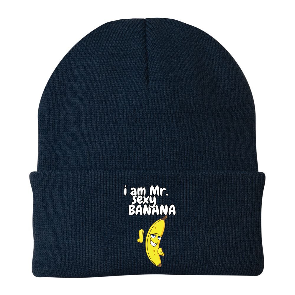 i am mr sexy Banana Funny For Fruit Lovers Beanie