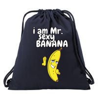 i am mr sexy Banana Funny For Fruit Lovers Drawstring Bag