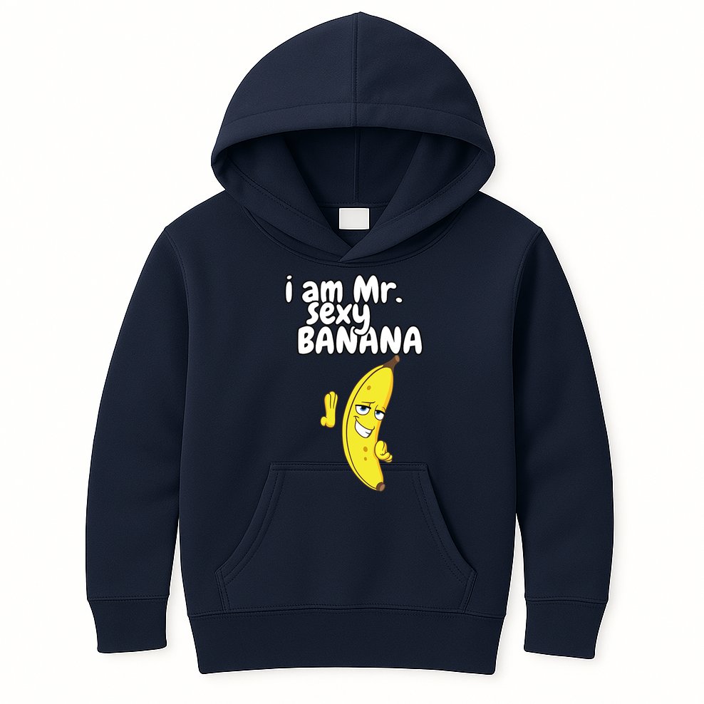 i am mr sexy Banana Funny For Fruit Lovers Kids Hoodie