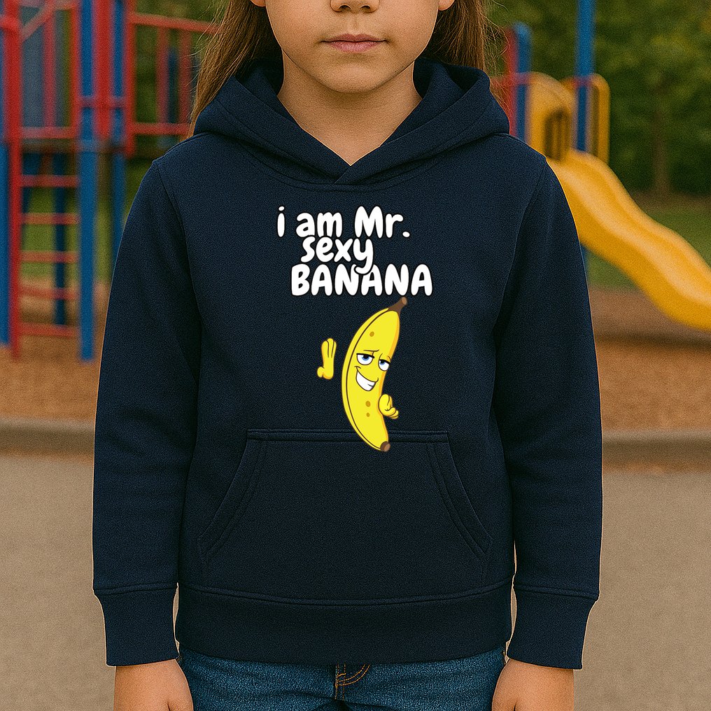 i am mr sexy Banana Funny For Fruit Lovers Kids Hoodie