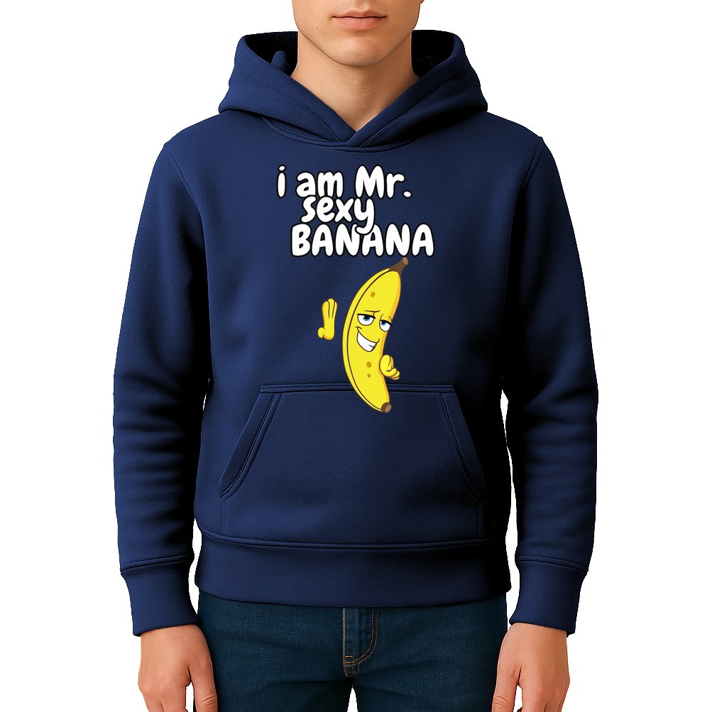 i am mr sexy Banana Funny For Fruit Lovers Kids Hoodie