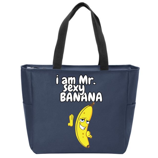 i am mr sexy Banana Funny For Fruit Lovers Zip Tote Bag